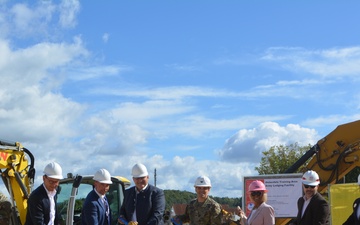 Army, German leaders break ground on Hohenfels Army Lodge construction