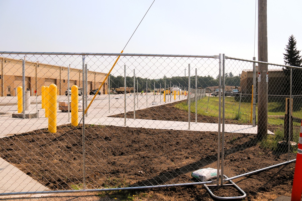 Wisconsin MATES facility at Fort McCoy receives parking area upgrades