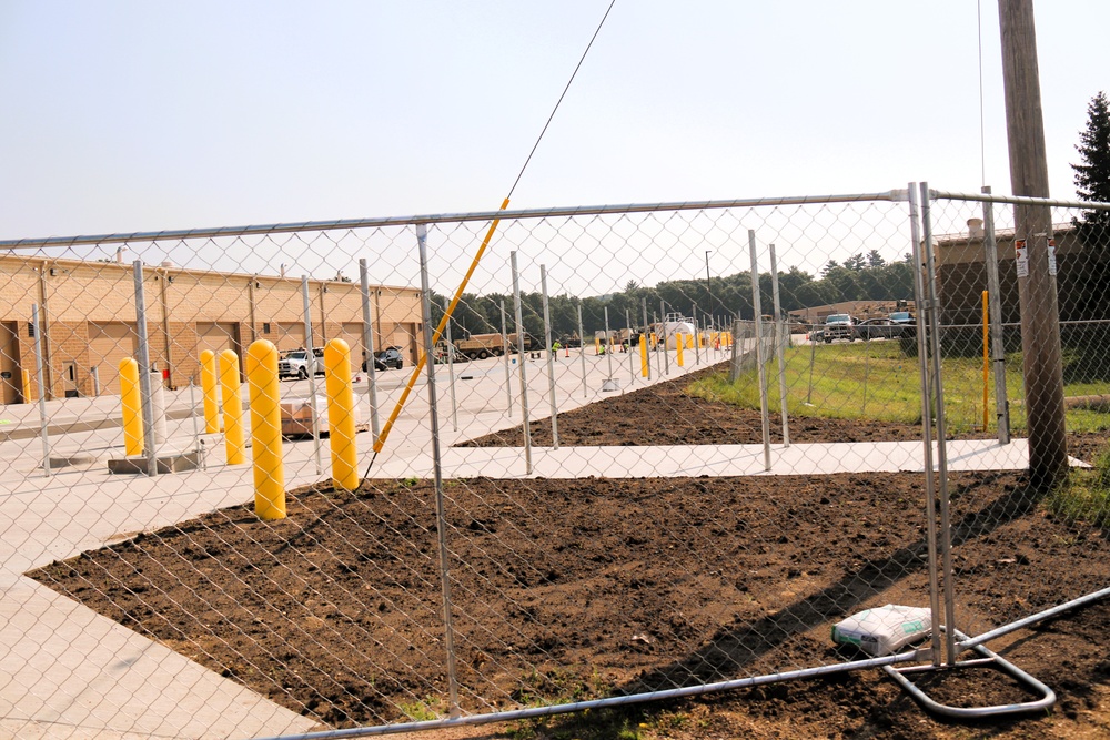 Wisconsin MATES facility at Fort McCoy receives parking area upgrades