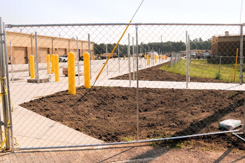 Wisconsin MATES facility at Fort McCoy receives parking area upgrades