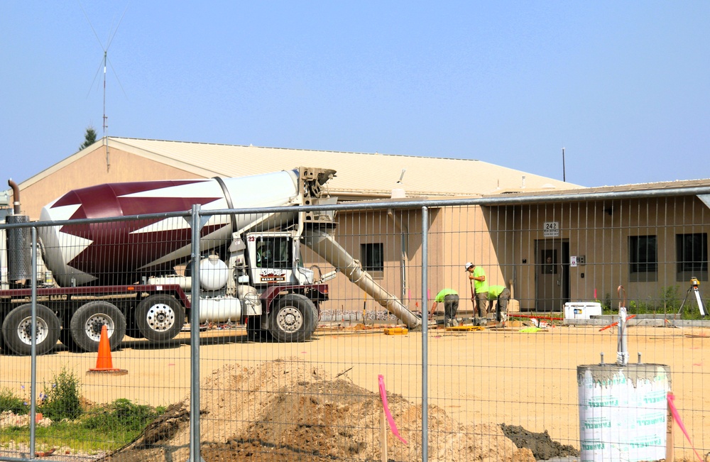 Wisconsin MATES facility at Fort McCoy receives parking area upgrades