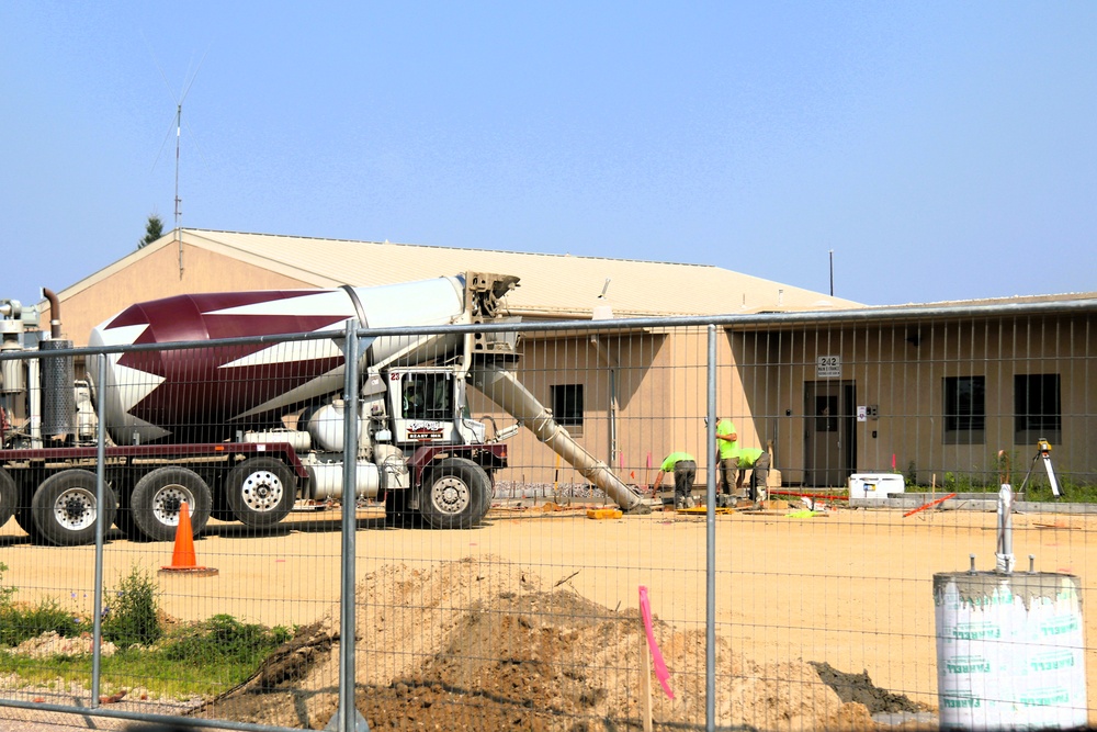 Wisconsin MATES facility at Fort McCoy receives parking area upgrades
