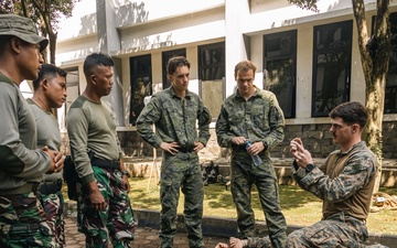 Super Garuda Shield 25: U.S, Indonesian, Dutch Marines conduct tactical combat casualty care training