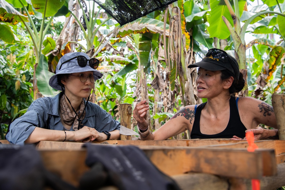 Korean MOIS visits DPAA 25-4PG Excavation Site