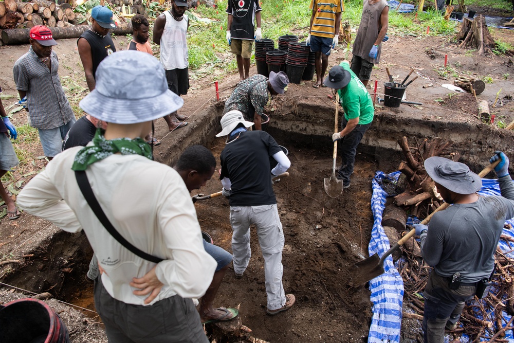Korean MOIS visits DPAA 25-4PG Excavation Site