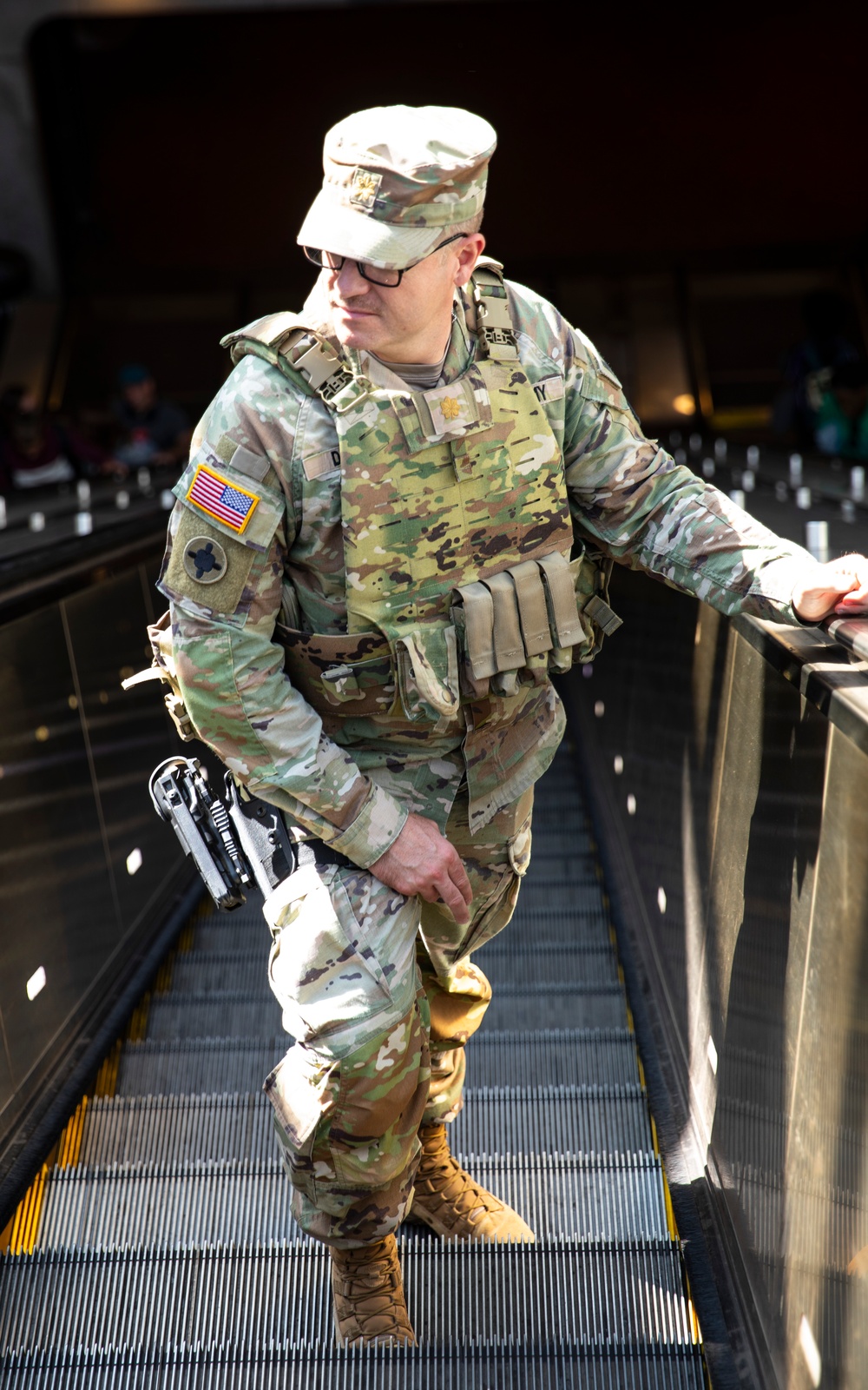 112th Military Police Battalion Senior Leadership, MS National Guard, heads to visit battalion Soldiers