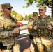 Sgt. Maj. Robert Short, 112th Military Police Battalion Senior Leadership, MS National Guard, visits a battalion Soldier