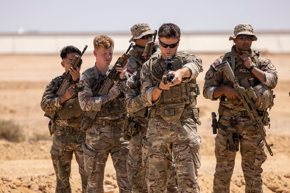 BRIGHT STAR 25: Multinational forces conduct border security operations training