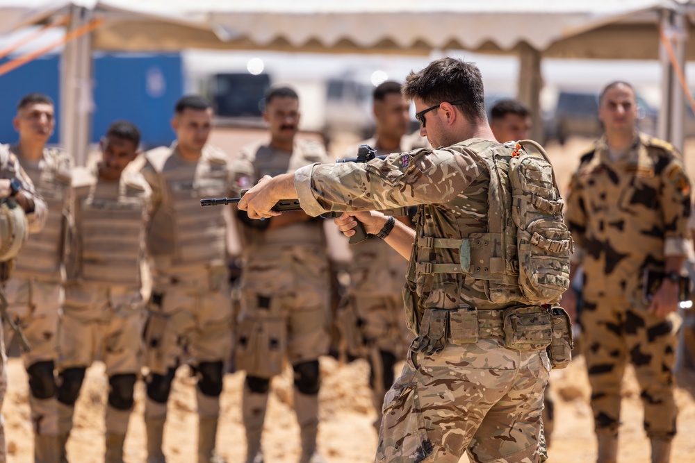 BRIGHT STAR 25: Multinational forces conduct border security operations training
