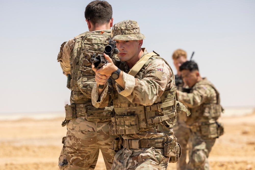 BRIGHT STAR 25: Multinational forces conduct border security operations training