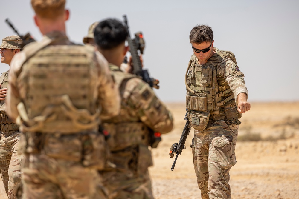 BRIGHT STAR 25: Multinational forces conduct border security operations training