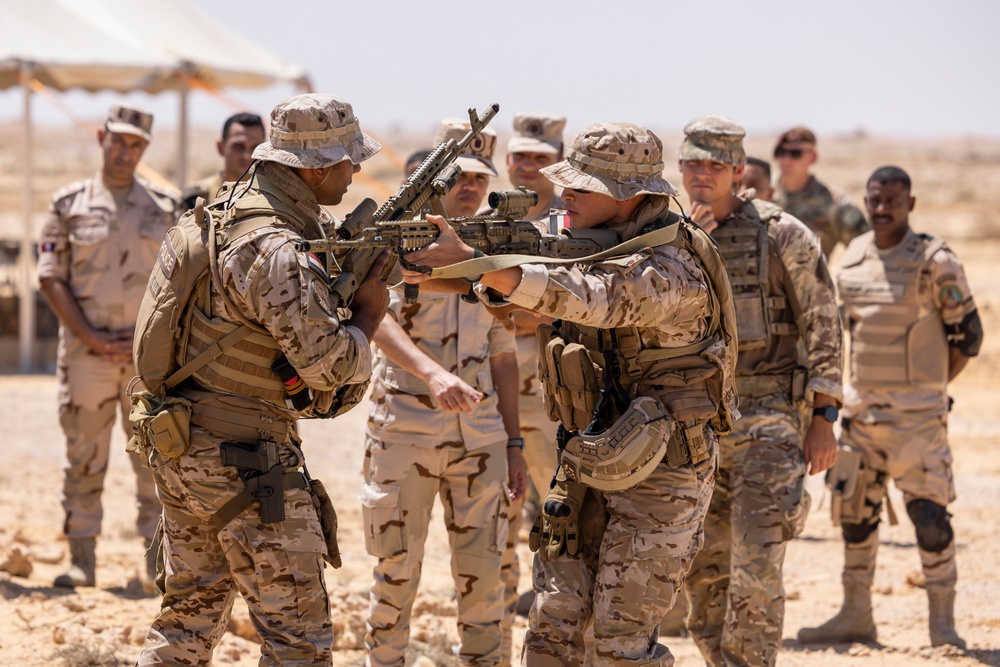 BRIGHT STAR 25: Multinational forces conduct border security operations training