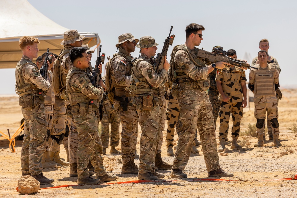 BRIGHT STAR 25: Multinational forces conduct border security operations training