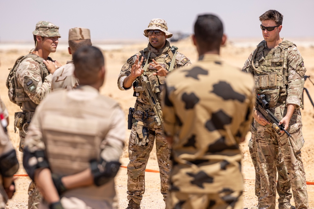 BRIGHT STAR 25: Multinational forces conduct border security operations training