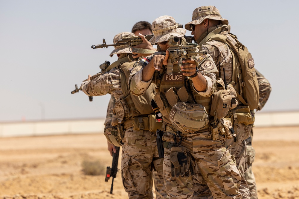 BRIGHT STAR 25: Multinational forces conduct border security operations training