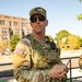 MS Army National Guard Soldier patrols the Eastern Market Metro Station