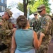 112th Military Police Battalion, Mississippi Army National Guard, patrol the Eastern Market Metro Station