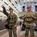 Soldiers with the 112th Military Police Battalion, Mississippi Army National Guard, patrol the Washington Metro