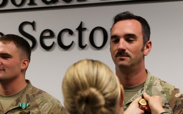 1st Battalion, 41st Infantry Regiment Soldiers receive Army Commendation Medals