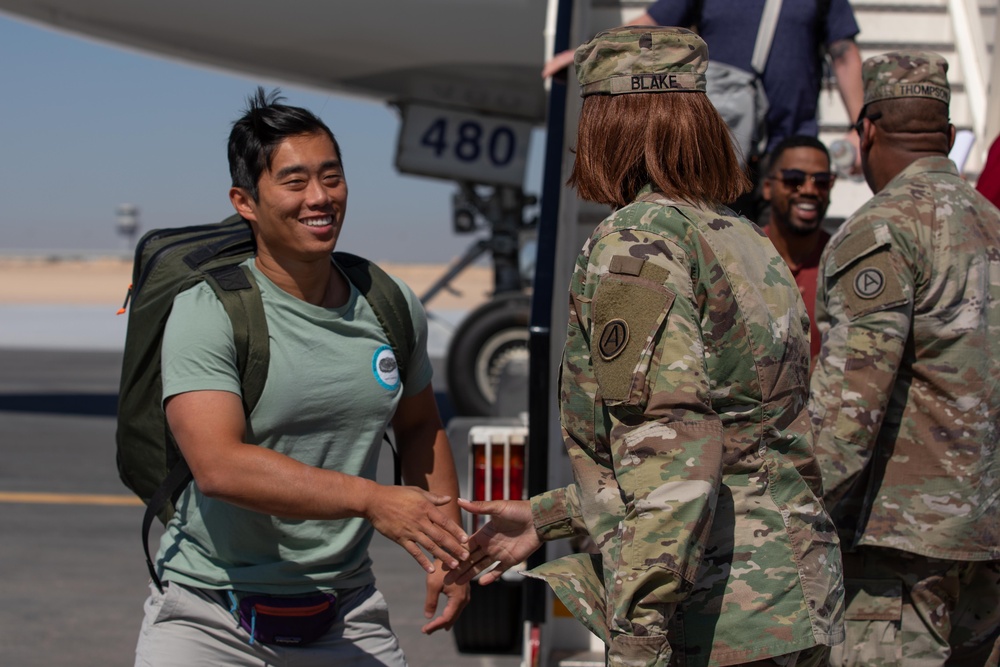 U.S. Service Members arrive in Egypt for Bright Star 25
