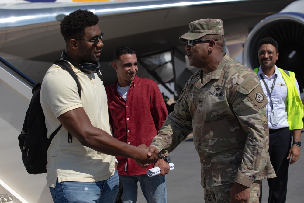 U.S. Service Members arrive in Egypt for Bright Star 25