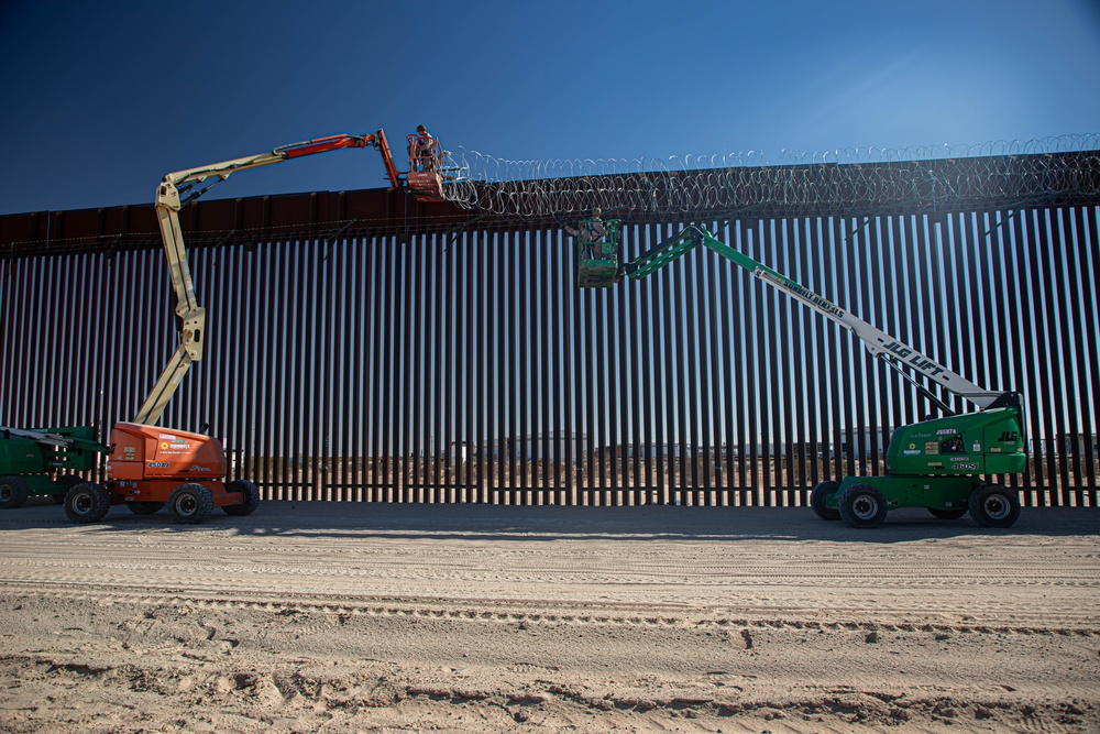 US Marines’ Combat Logistics Battalion reinforce southern border at Yuma, Arizona