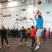 USS Gerald R. Ford (CVN 78) Sailors Play Basketball