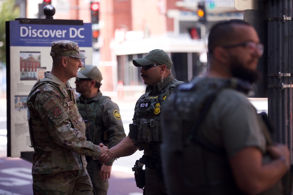 National Guard Supports Safety and Beautification in D.C.