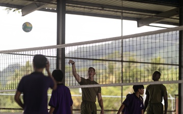 Koa Moana 25 Marines and Sailors Connect With Pohnpeian Youth