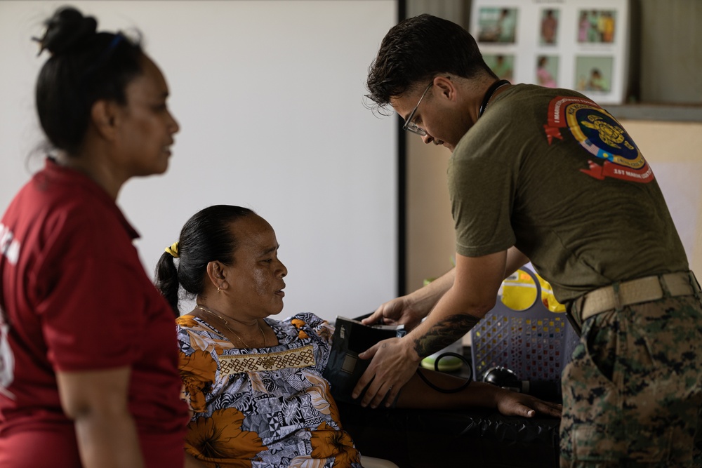 Koa Moana 25 Marines Participate in Health Fair