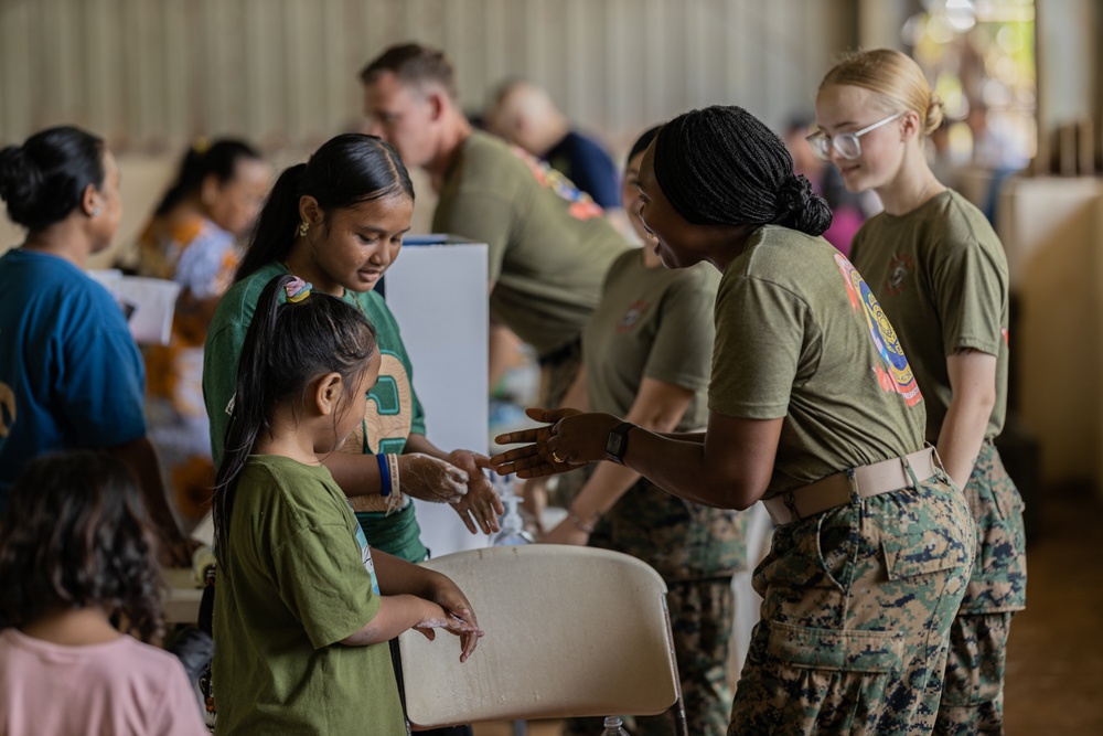 Koa Moana 25 Marines Participate in Health Fair
