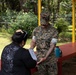 Koa Moana 25 Marines Exchange Gifts with Pohnpei Public Library