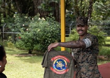Koa Moana 25 Marines Exchange Gifts with Pohnpei Public Library