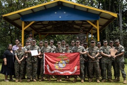 Koa Moana 25 Marines Exchange Gifts with Pohnpei Public Library