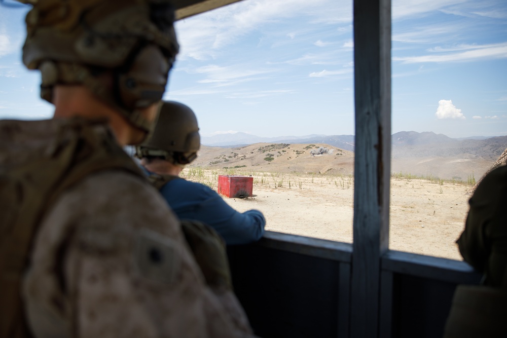 SECNAV observes 2nd Bn., 11th Marines firing M777A2 howitzer