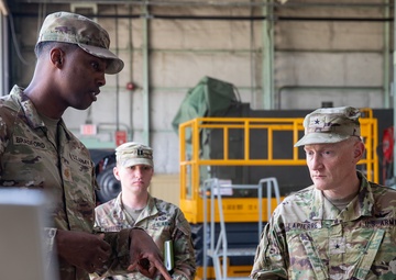 The U.S. Army Materiel Support Command – Korea (MSC-K) proudly welcomed Brig. Gen. Jeffrey LaPierre, Wartime G3 (operations), Eighth Army, to the Combat Power Generation Center (CPGC) on Aug. 27.
