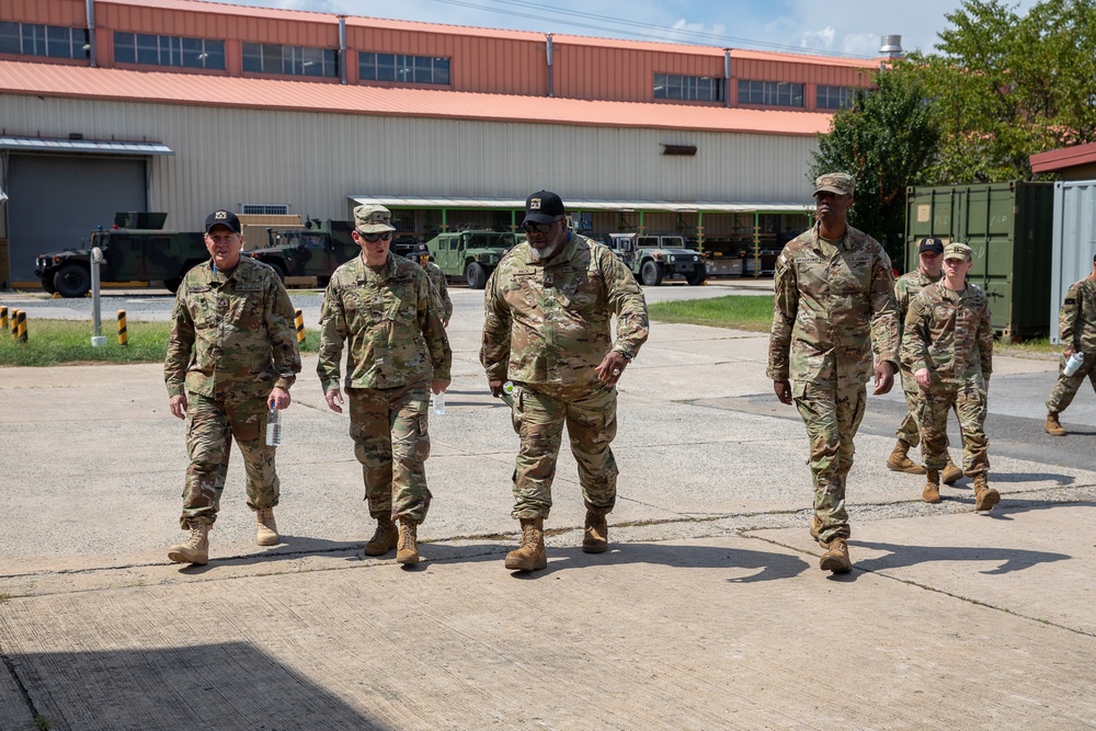 The U.S. Army Materiel Support Command – Korea (MSC-K) proudly welcomed Brig. Gen. Jeffrey LaPierre, Wartime G3 (operations), Eighth Army, to the Combat Power Generation Center (CPGC) on Aug. 27.
