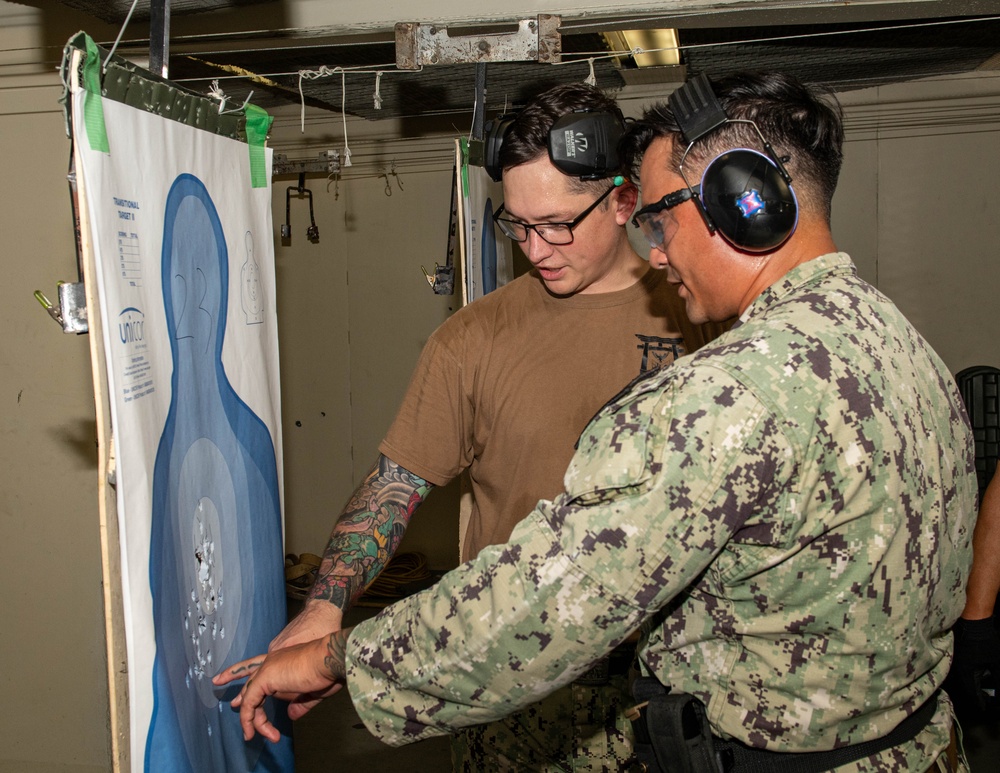 NAF Atsugi Sailors go to the range
