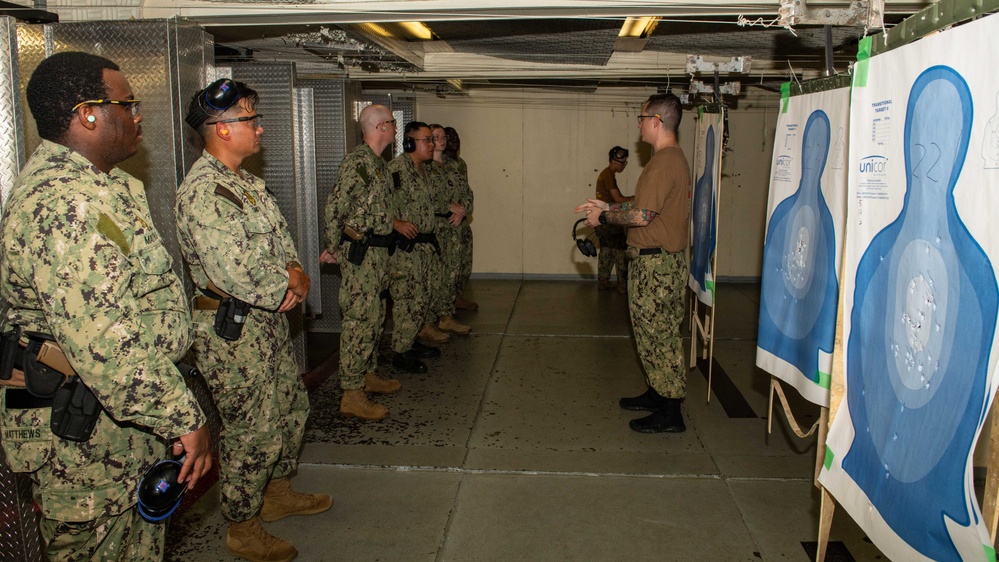 NAF Atsugi Sailors go to the range