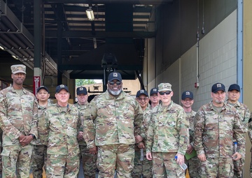 The U.S. Army Materiel Support Command – Korea (MSC-K) proudly welcomed Brig. Gen. Jeffrey LaPierre, Wartime G3 (operations), Eighth Army, to the Combat Power Generation Center (CPGC) on Aug. 27.