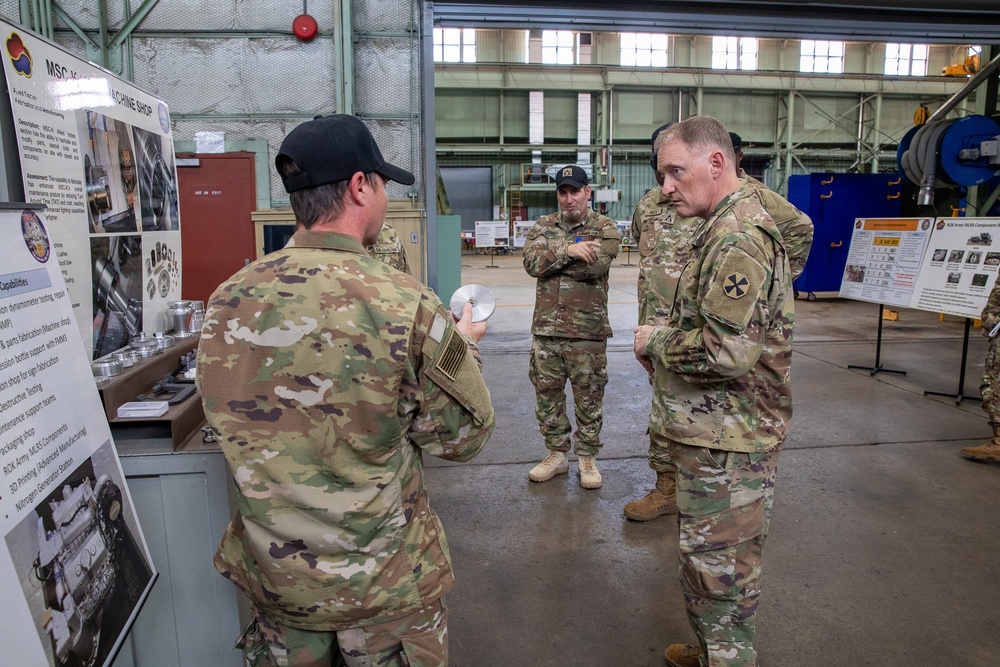 The U.S. Army Materiel Support Command – Korea (MSC-K) proudly welcomed Brig. Gen. Jeffrey LaPierre, Wartime G3 (operations), Eighth Army, to the Combat Power Generation Center (CPGC) on Aug. 27.