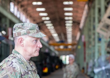 The U.S. Army Materiel Support Command – Korea (MSC-K) proudly welcomed Brig. Gen. Jeffrey LaPierre, Wartime G3 (operations), Eighth Army, to the Combat Power Generation Center (CPGC) on Aug. 27.
