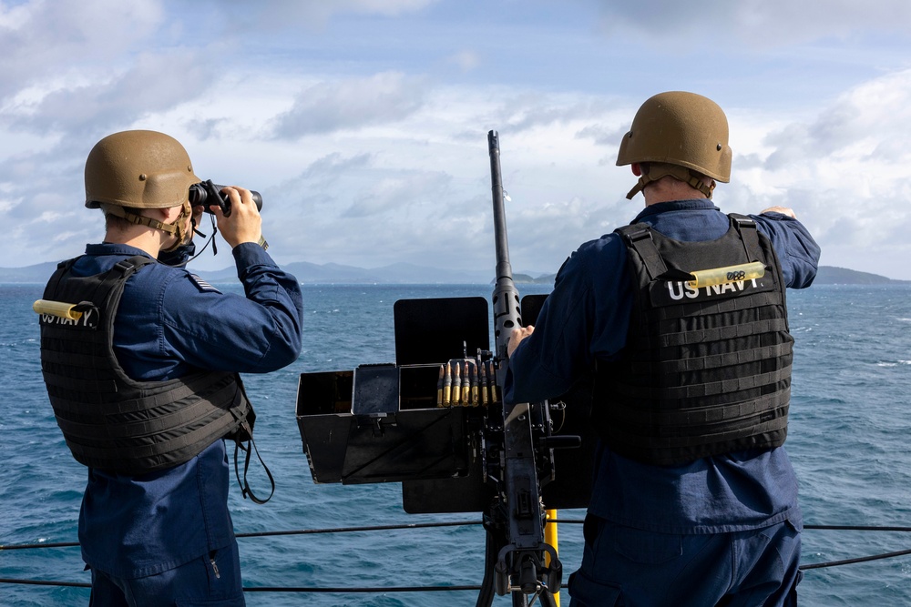 USS Frank Cable (AS 40) arrives in Phuket, Thailand