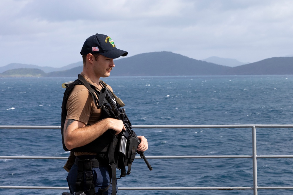 USS Frank Cable (AS 40) arrives in Phuket, Thailand