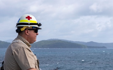 USS Frank Cable (AS 40) arrives in Phuket, Thailand