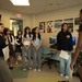 Musashimurayama High School students visit Yokota