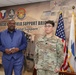 SGT Song, KATUSA soldier assigned to the S4 section, 403rd AFSB Headquarters, was honored during his end-of-tour award ceremony