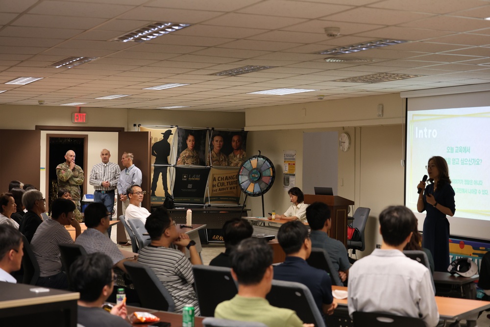 403rd Army Field Support Brigade leaders showed their unwavering support by attending Korean Sexual Violence Prevention and Response Training