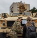 U.S. Army Soldiers display tactical vehicle to Estonian locals