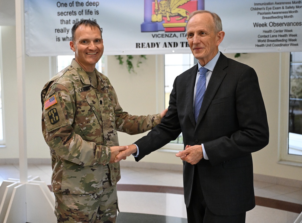 DHA Director Visits the Vicenza Army Health Clinic